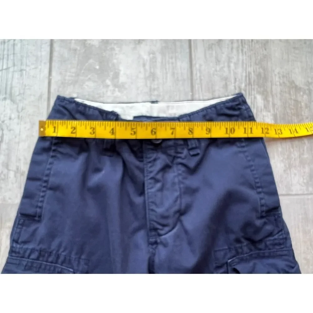 Gap Kids Toddler Boy Cargo Shorts Navy Blue Cotton Summer 7 Slim Casual Everyday